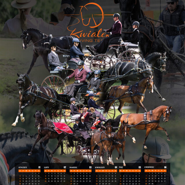 KALENDARZ ŚCIENNY KWIATEK DRIVING TEAM
